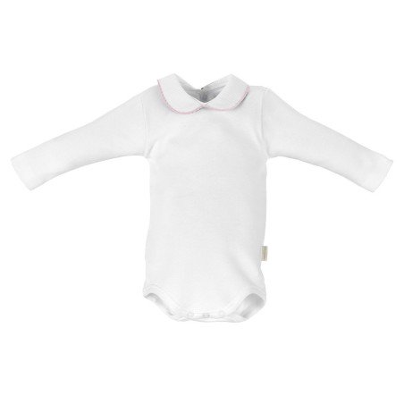 Round neck body long sleeve 1. 0703 croquet pink