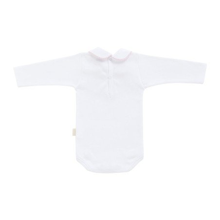 Round neck body long sleeve 1. 0703 croquet pink