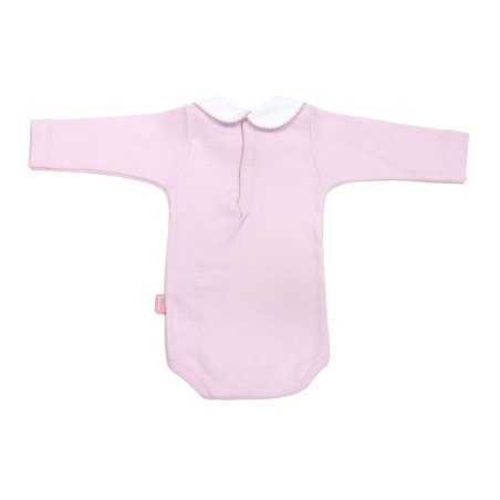 Round neck body long sleeve I. D. R. Liso PINK