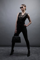 Short sleeves dentelle top
