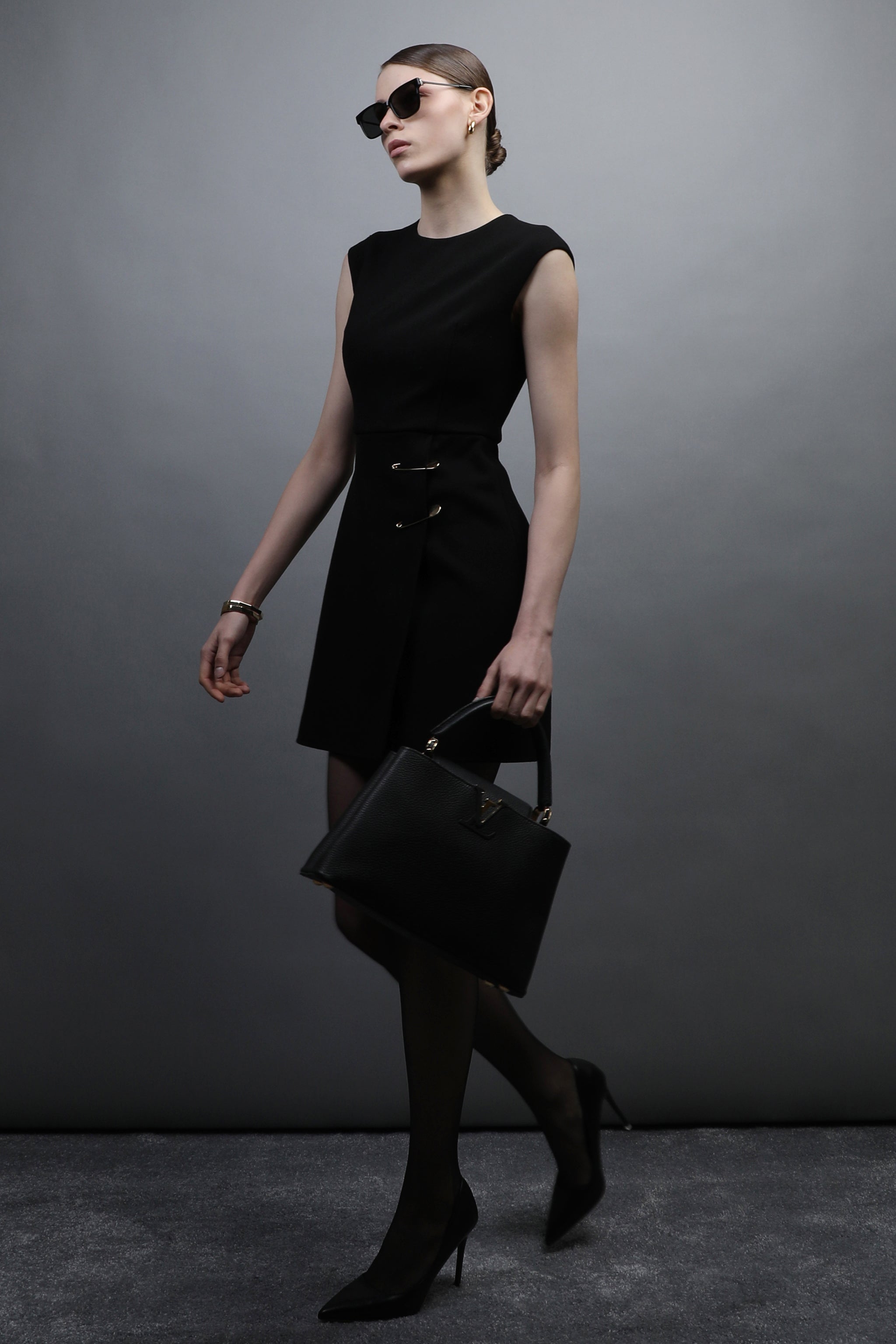 Triple Crepe Dress