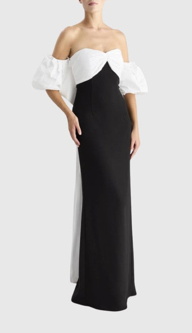 Chic Crepe Sheath Gown by Pronovias