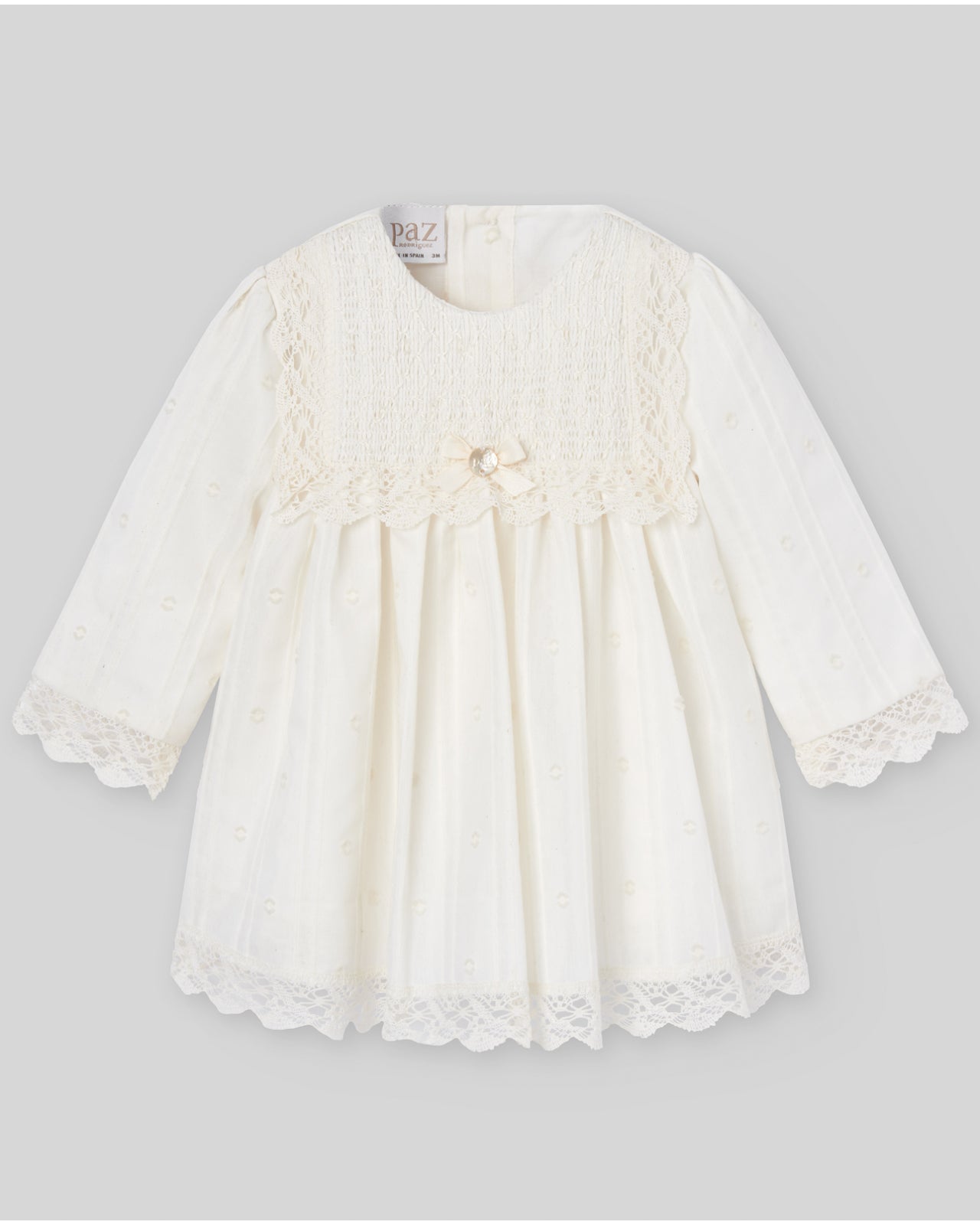 Woven baby dress by Paz Rodriguez