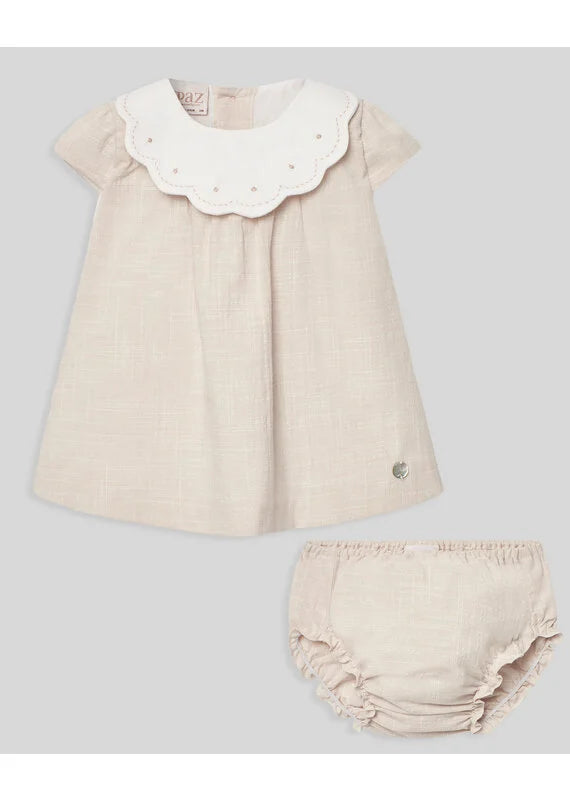 Lino yoke dress set