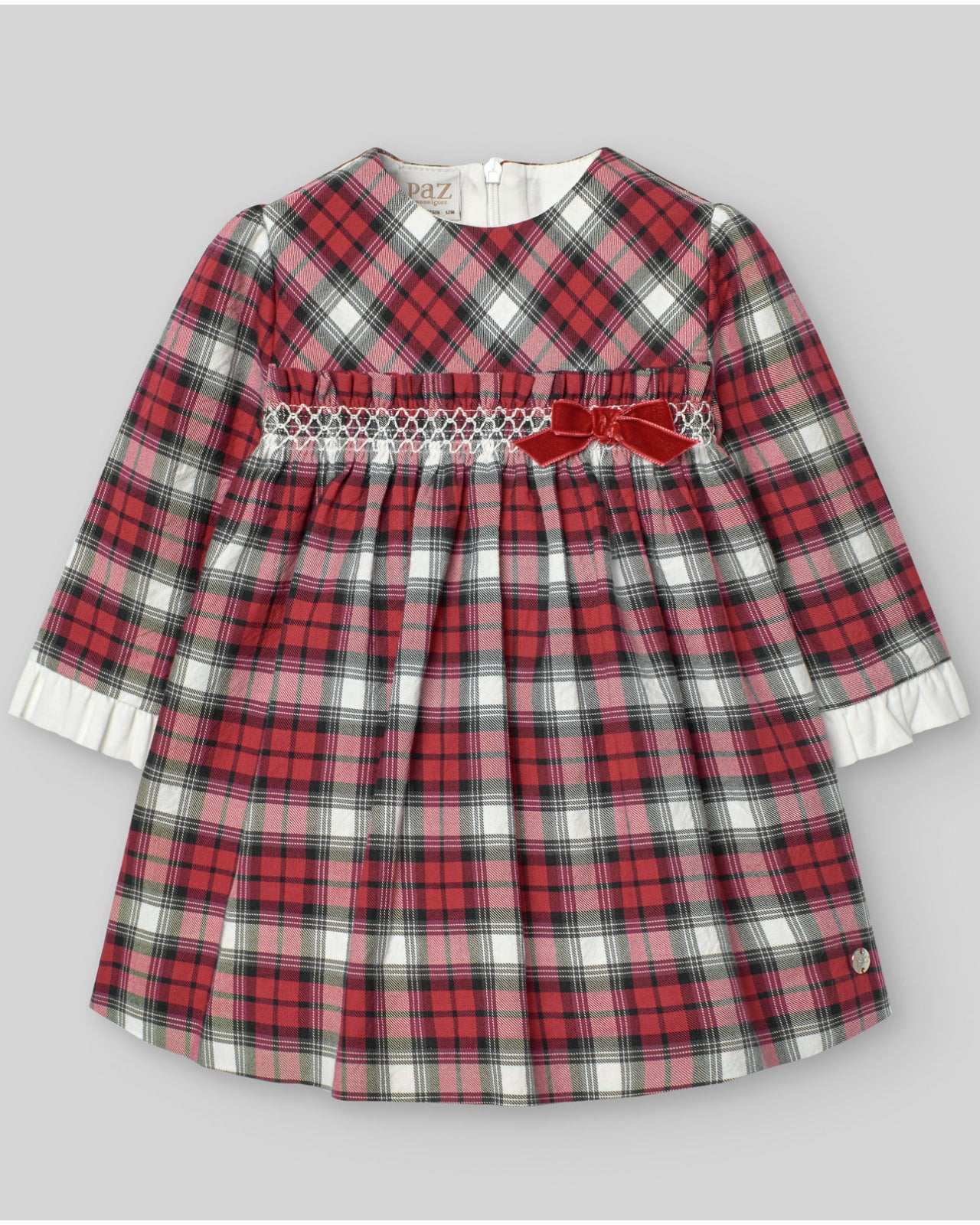 Gingham dress "SANTA"