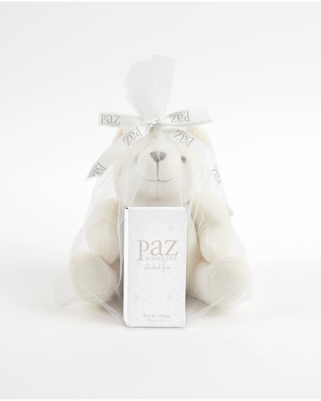 Pack fragrance free alcohol + teddy bear "ESENCIAL"