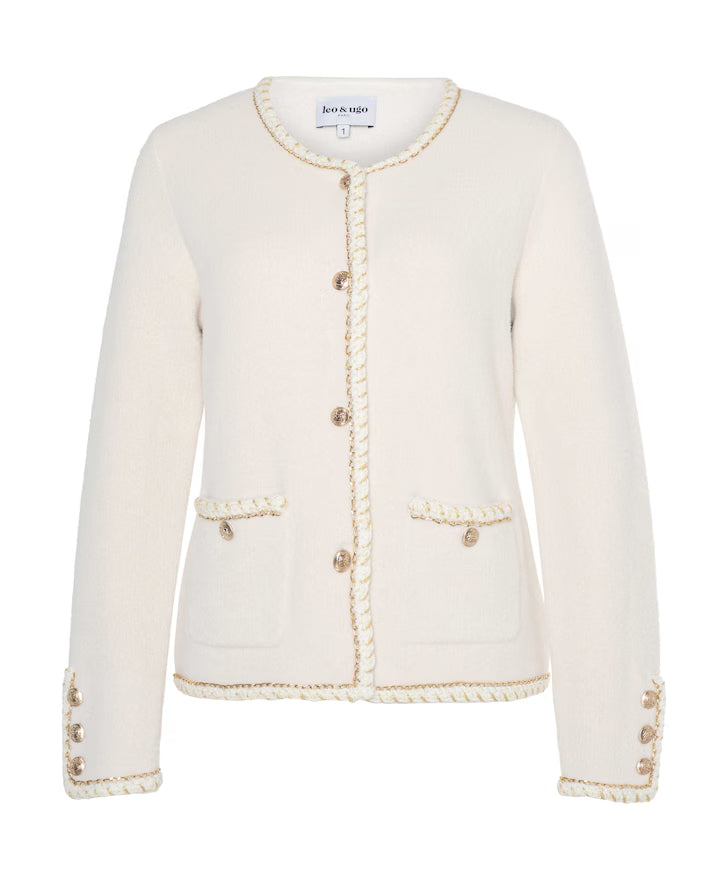 Gold Detailed Cardigan