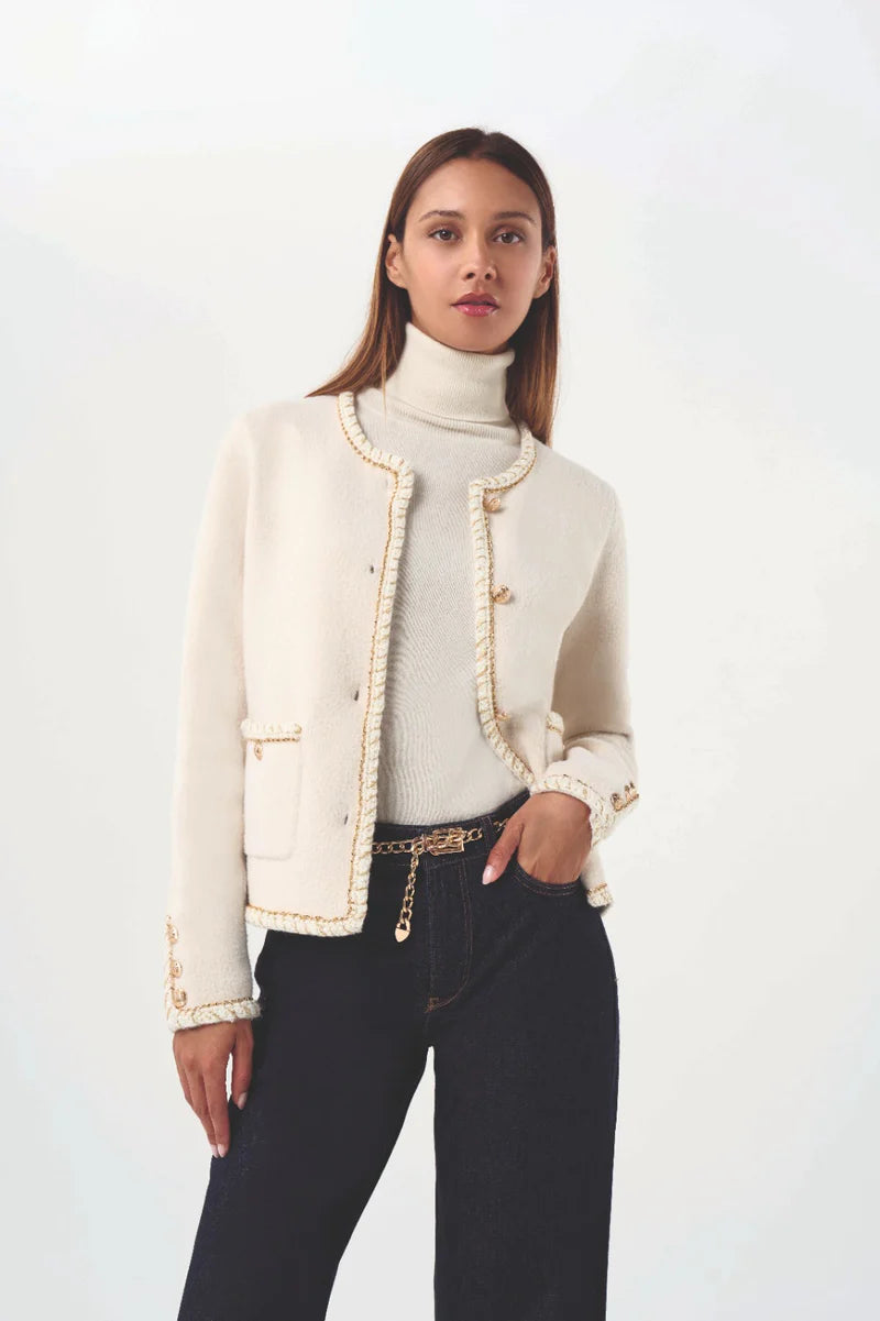 Gold Detailed Cardigan