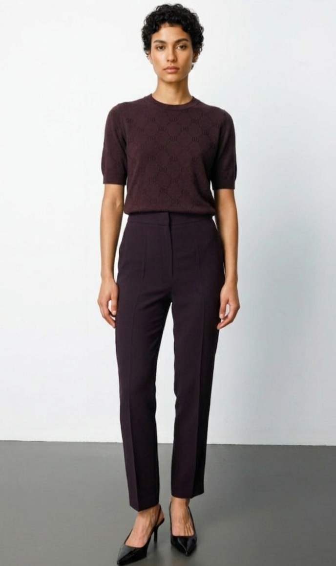 Slim Fit Pocket Trousers