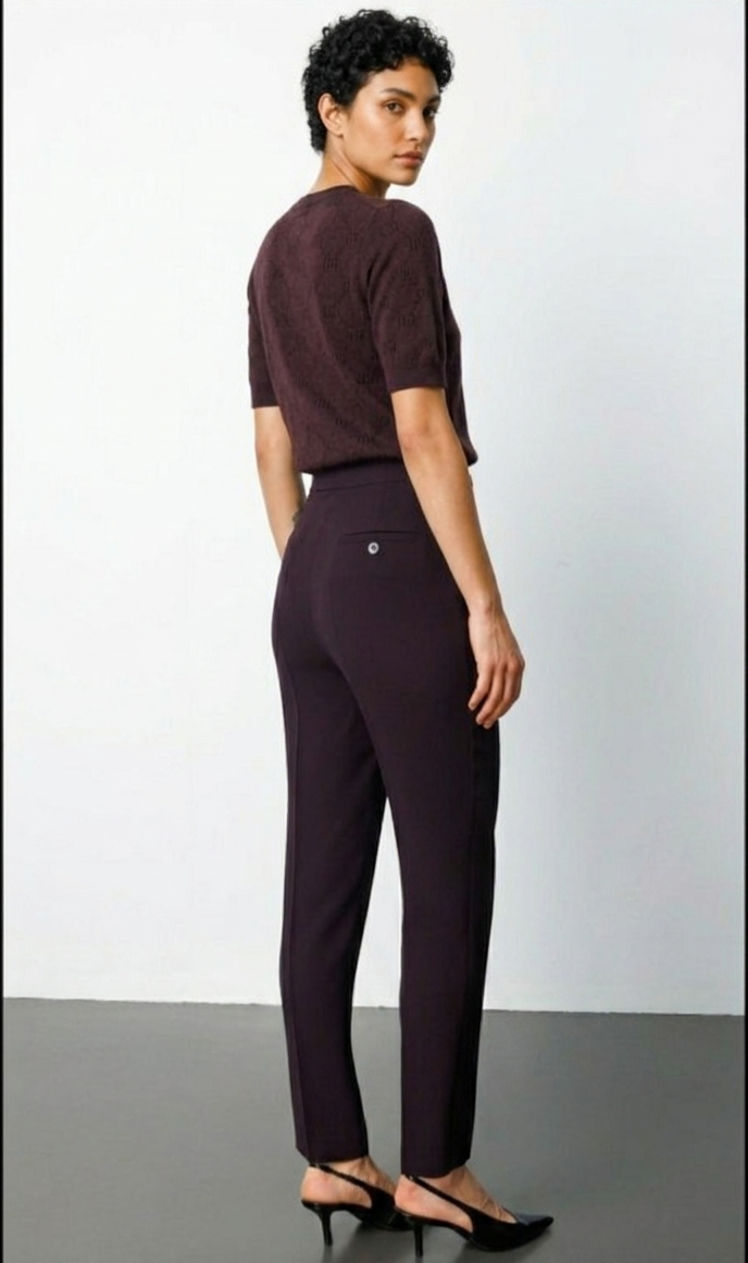 Slim Fit Pocket Trousers